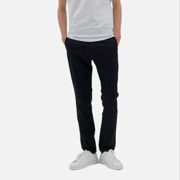 NWT Norse Projects Aros Slim Light Stretch Men's Classic Chino Black Pants 32 - Picture 1 of 8